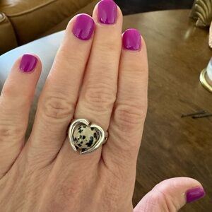 Sterling Silver Interchangeable Heart Ring